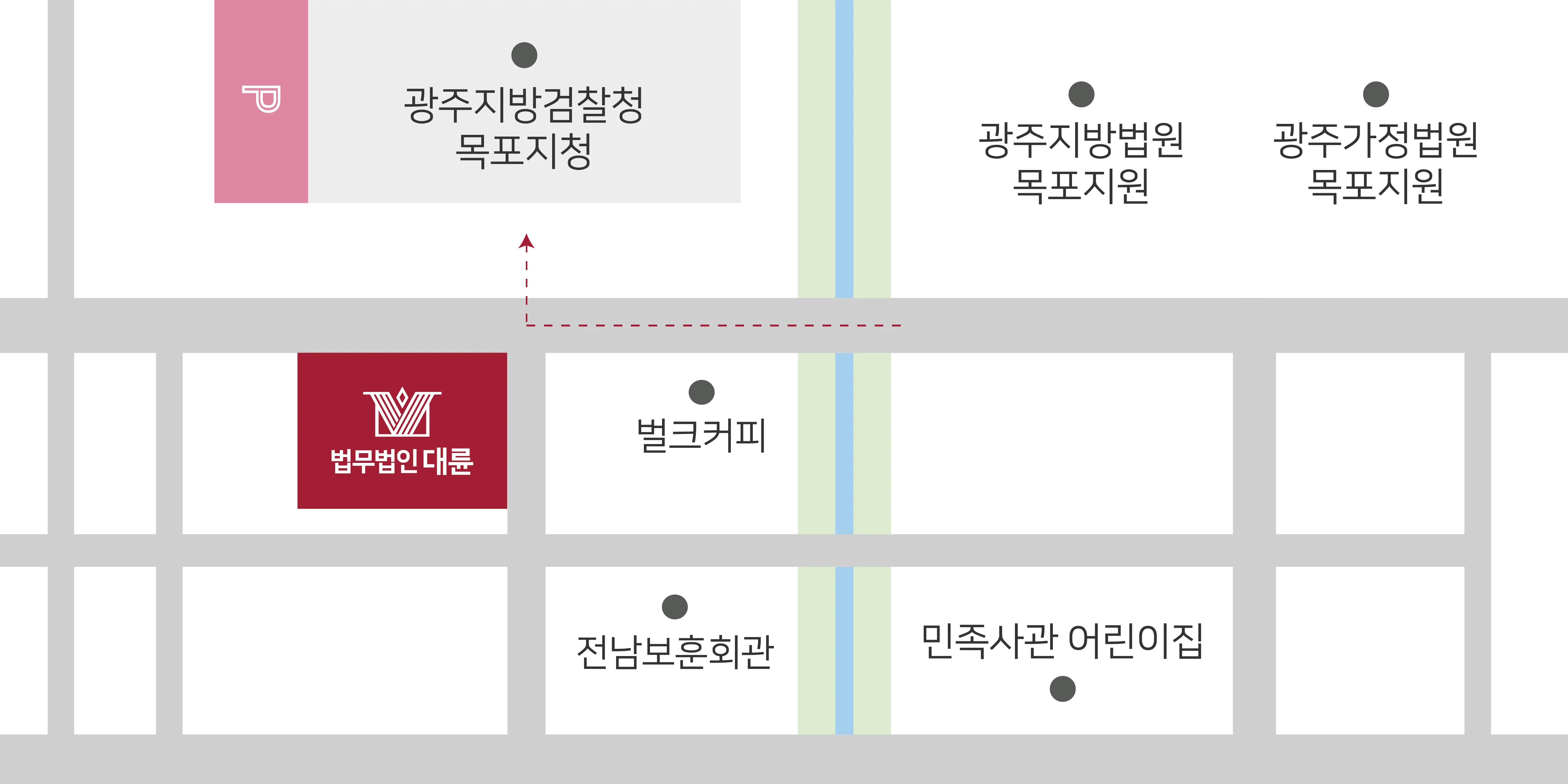 목포 사무소 약도