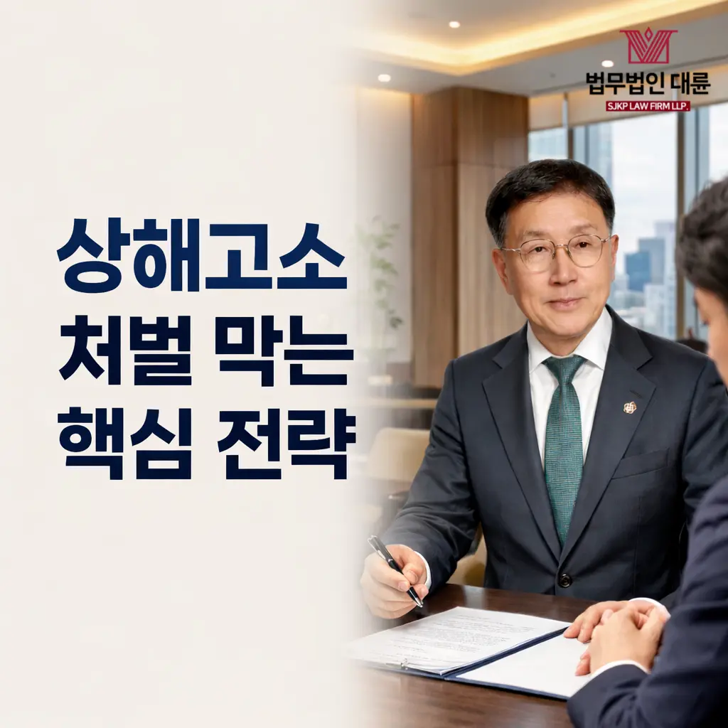 상해고소 당했다면? | 상해고소 처벌 막는 핵심 전략
